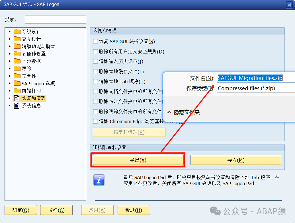SAPGUI 配置信息迁移 - 封面图